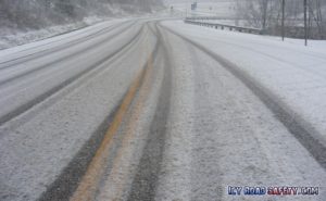 Icy road safety